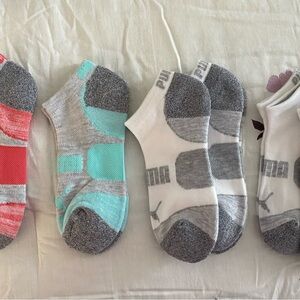 Puma Women’s Low Cut Socks, Strawberry Shortcake, and Assorted Socks Set